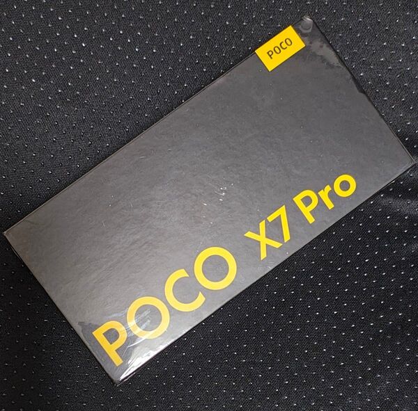 限界値下げ! POCO X7 Pro ブラック グローバル版 RAM12GB ROM512GBの最上位モデル 新品未開封