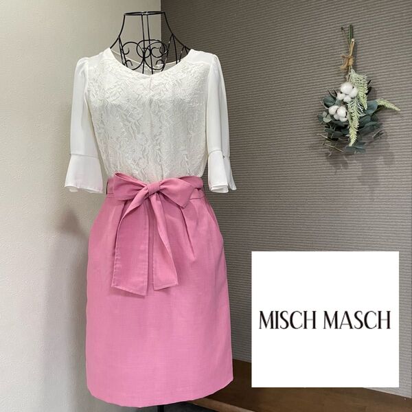 MISCH MASCH ミッシュマッシュ 切替ワンピース レース