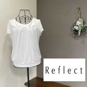 Reflect リフレクト 半袖ブラウス シフォンブラウス
