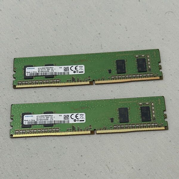 SAMSUNG DDR4 メモリ8GB(4GB2枚)