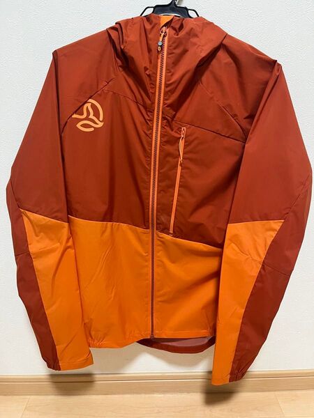 新品 テルヌア TERNUA OTTO LITE JKT M メンズ ウインドブレーカー DEEP GINGER Sサイズ