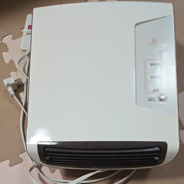 脱衣所ファンヒーター 800W 500W DWC-A808 説明書あり 箱なし