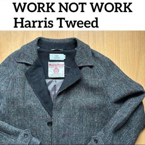 WORK NOT WORK バルマカンコート L グレー ステンカラーコート