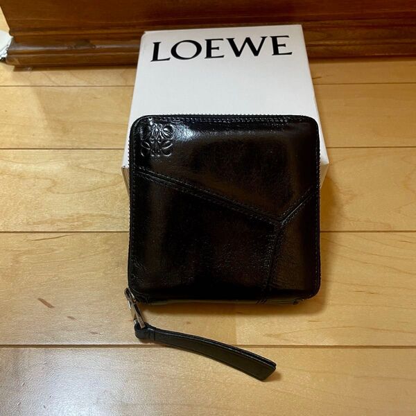 ロエベ LOEWE 財布 レザー ラウンドファスナー