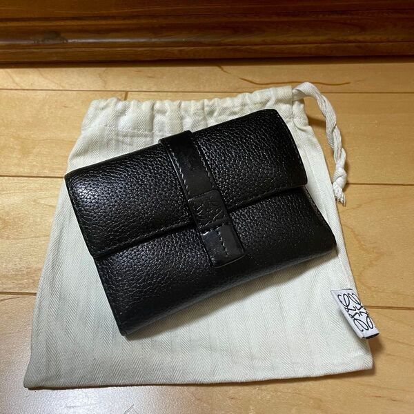 ○良品 LOEWE ロエベ 三つ折り財布
