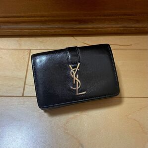 ○SAINT LAURENT ミニ 三つ折り財布 YSL