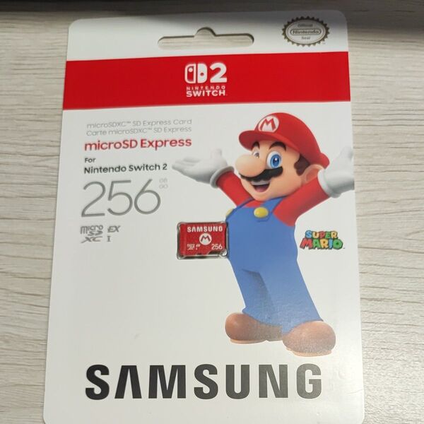 新品未開封 SAMSUNG microSDXC 256GB for Nintendo Switch2