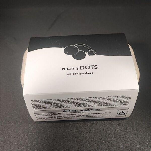 nwm dots チャコールブラック 新品未使用品 完全ワイヤレスイヤホン