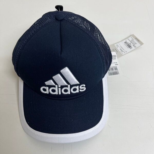 タグ付き adidas キッズ トラッカーキャップ IM5206 JMT54 ネイビー 54-57㎝