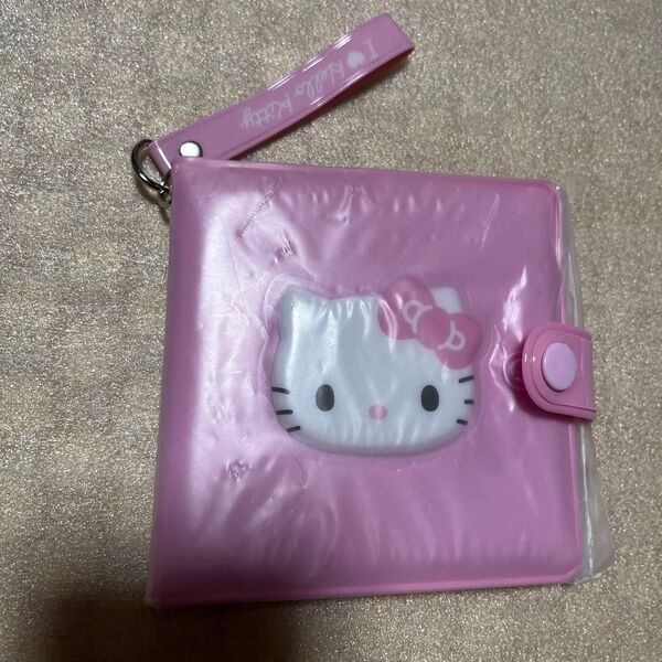 タグ付き ハローキティ ビニールウォレット(I Love Hello Kitty)ピンク