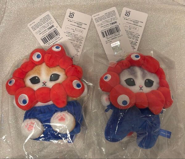 mofusand モフサンド 万博 ミャクミャク コラボ ぬいぐるみ マスコット 2種セット