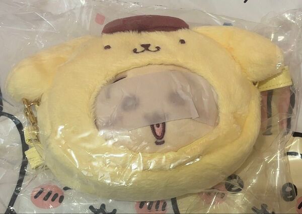 ちいかわ サンリオ コラボ うさぎ ポムポムプリン ポシェット