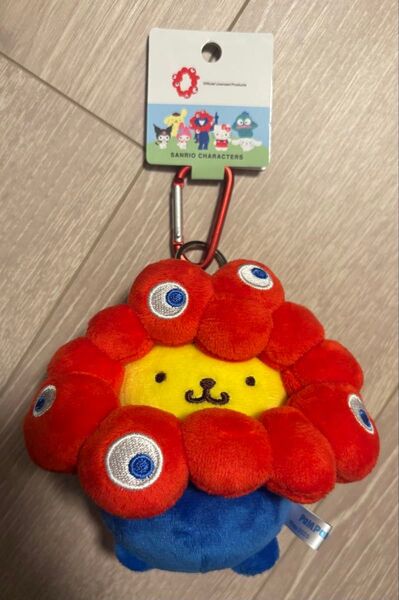 EXPO 万博サンリオ コラボ ミャクミャク なりきり ぬいぐるみ ポムポムプリン カラビナ付き