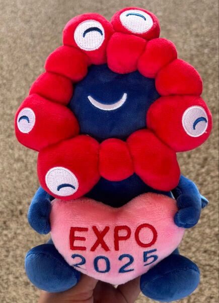 EXPO 2025 大阪万博 ミャクミャク ハート ぬいぐるみ