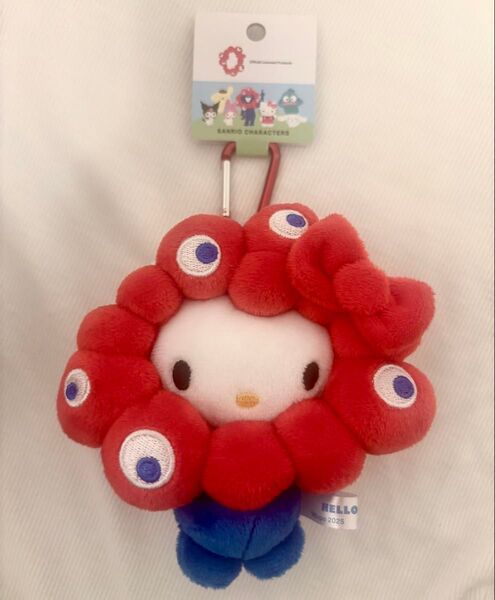EXPO 万博 サンリオ コラボ ミャクミャク なりきり ぬいぐるみ ハローキティ キティ カラビナ付き