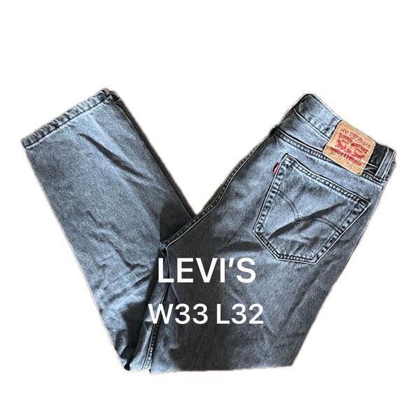 LEVI’S リーバイス/デニムパンツ ジーンズ アメカジ/550 '92/W33 L32/ブラック グレー/カンボジア製