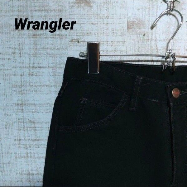 Wrangler ブラックデニムパンツ