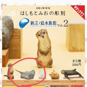 はしもとみおの彫刻 新江ノ島水族館2 ホシエイ ガチャ キタンクラブ 未使用 限定商品 匿名配送