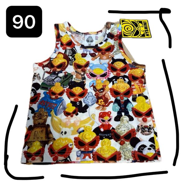 タンクトップ 90 サイズ ヒステリックミニ 未使用 夏服 限定 即日発送 男の子 オシャレ 完売品 希少