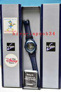 *** 99' Дональд * Duck 65 годовщина наручные часы Disney магазин Baby-G
