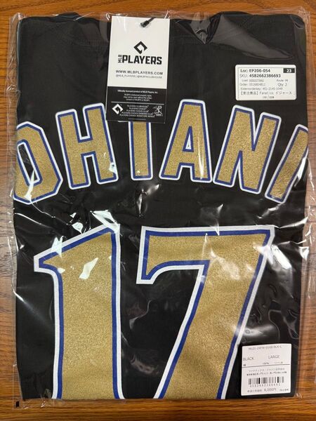 【大谷翔平】OHTANI 17 ワールドシリーズチャンピオン 優勝記念Tシャツ Lサイズ黒 新品未開封