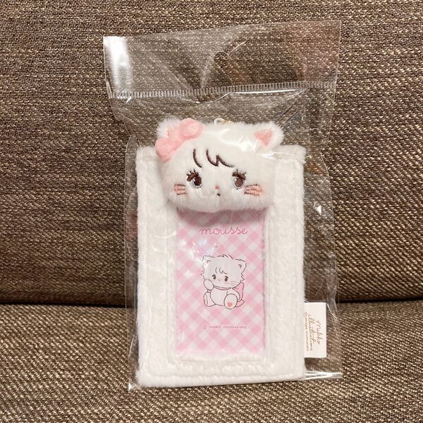 mikko popup ポップアップ ぬいぐるみ付きカードケース トレカケース フォトキーホルダー ムース