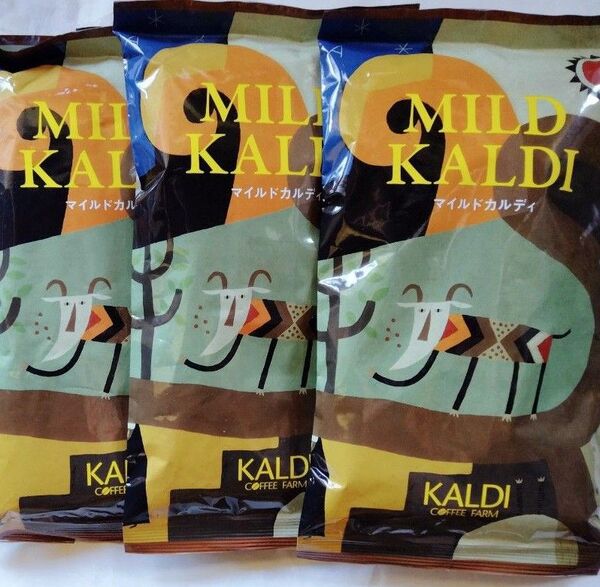 KALDI カルディ コーヒー珈琲 マイルドカルディ 中挽き コーヒー粉 200g×3袋