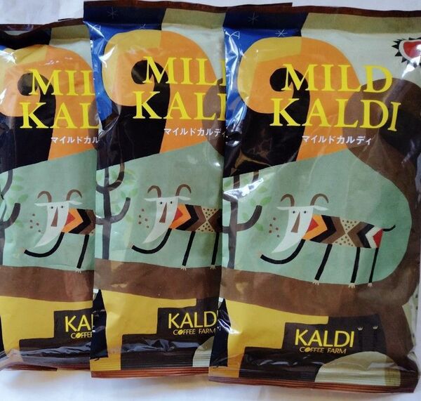 KALDI カルディ コーヒー珈琲 マイルドカルディ 中挽き コーヒー粉 200g×3袋