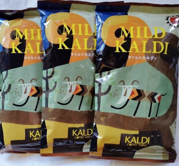 KALDI カルディ コーヒー珈琲 マイルドカルディ 中挽き コーヒー粉 200g×3袋