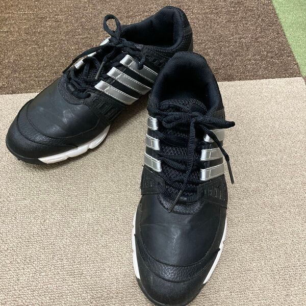 adidas ゴルフシューズ 26cm ブラック メンズ