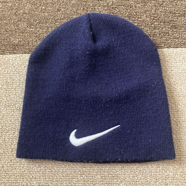 NIKE ニット帽 ネイビー キッズ