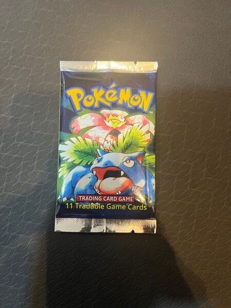 ポケモンカード 英語版 フシギバナ base set 海外版初版パック 1999 未開封