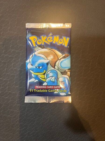 ポケモンカード 海外版初版パック 英語版 Base Set 1999 1ed カメックス ブースタパック 未開封