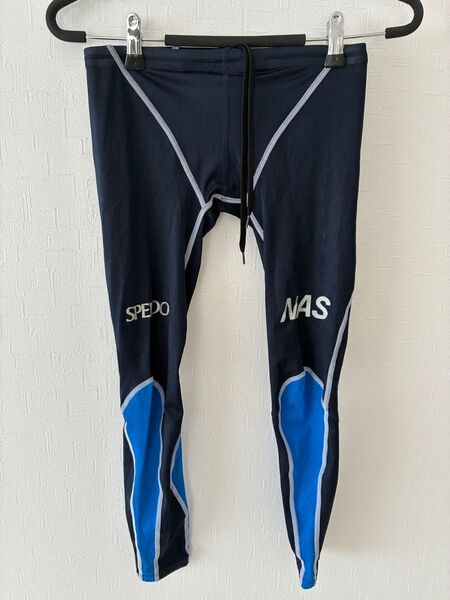 SPEEDO NAS 競泳水着 メンズ ロングスパッツ ネイビー Sサイズ 競パン