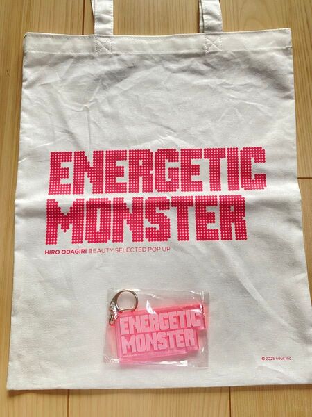 ENERGETIC MONSTER アクリルキーホルダー ピンクロゴ 小田切ヒロ
