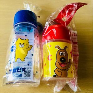 【3点】ノラネコぐんだん コップ付ボトル カルピス 水筒 アンパンマン マルチケース