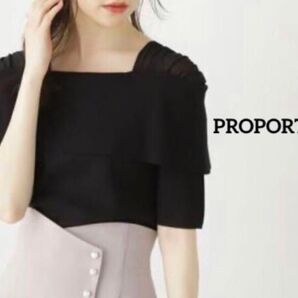 PROPORTION プロポーション ボディドレッシング ブラック カットソー 黒 M