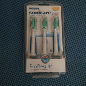 PHILIPS sonicare ProResults替えブラシHX6013/09 3本外袋 ケースを外してなしで お送りします