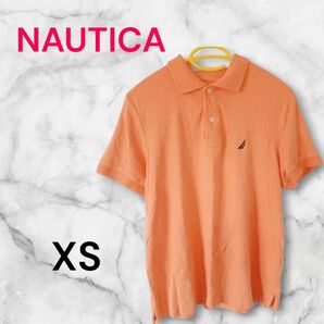 Nautica 【XS】ポロシャツ オレンジ メンズ レディース 海外 古着 ユニセックス