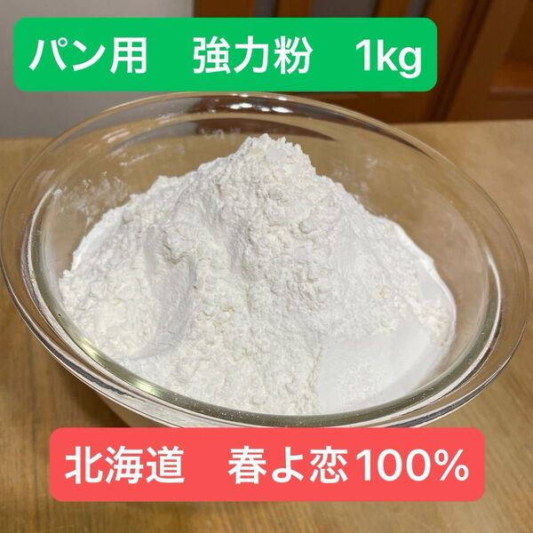 北海道産 パン用小麦粉 強力粉 1kg 春よ恋100%