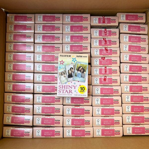 instax mini SHINY STAR フィルム 60個 まとめ売り