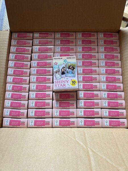 instax mini チェキ フィルム SHINY STAR まとめ売り 60個