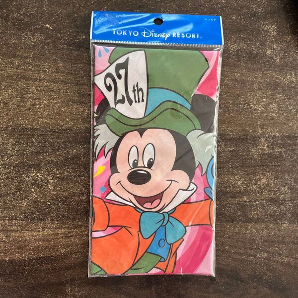 東京ディズニーリゾート 27周年記念 ミニタオル ミッキー 未使用