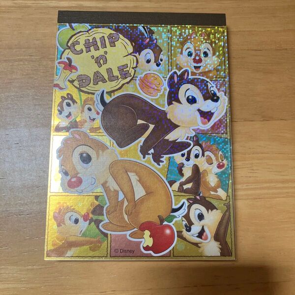 メモ帳 平成レトロ ディズニー チップとデール