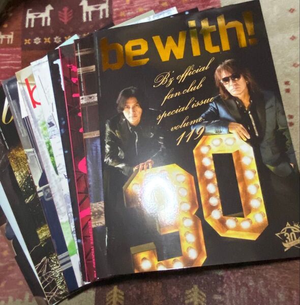 B'z Party 会報『be with!』vol.109~119の11冊セット☆