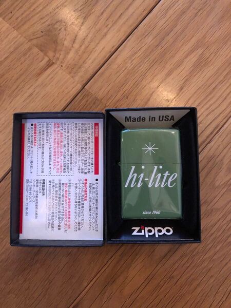 hi-liteオリジナルZippo 65周年記念モデル ハイライト