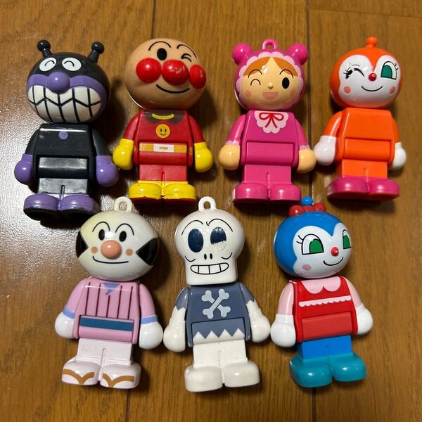 アンパンマンブロックラボ 人形 ドール 赤ちゃんマン バイキンマン ホラーマン ドキンちゃん コキンちゃん こむすびマン