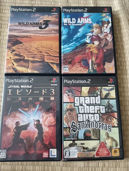 PS2 ソフト4本セット WILDARMS他 まとめ売り
