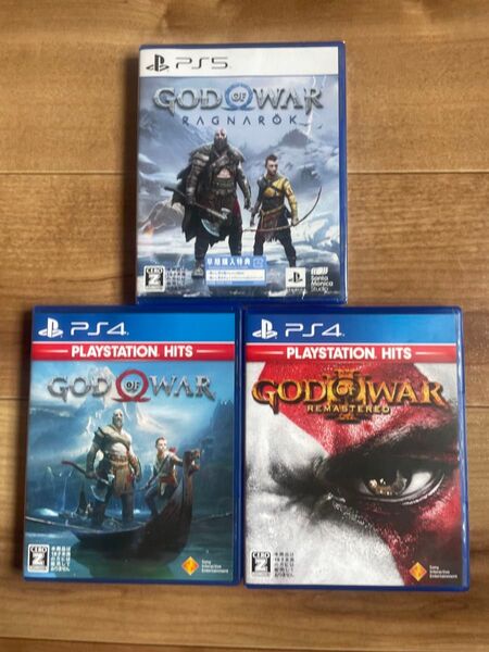 新品未開封PS5ゴッド・オブ・ウォーラグナロク PS4 ゴッド・オブ・ウォー2本 3本セット