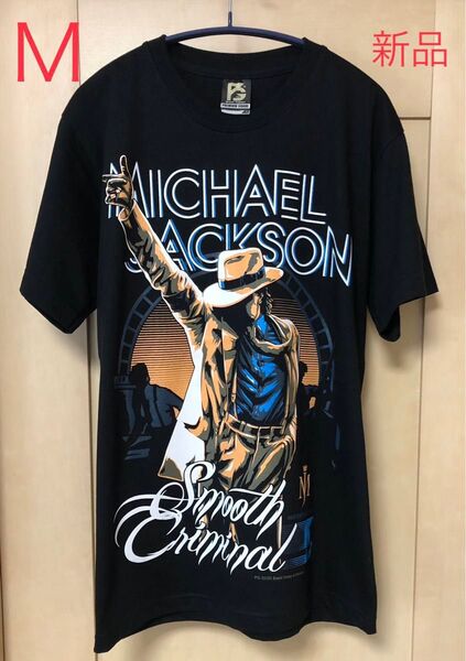 マイケルジャクソン イラスト Tシャツ スムースクリミナル Mサイズ 新品